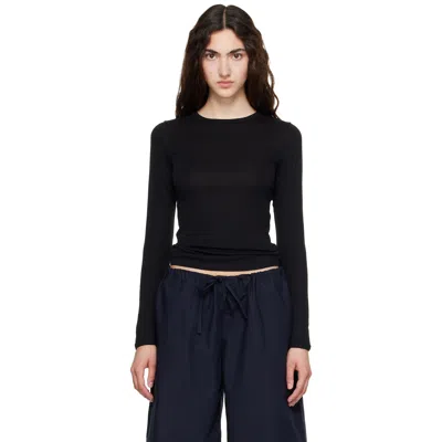 Flore Flore Black Olivia Longsleeve T-shirt