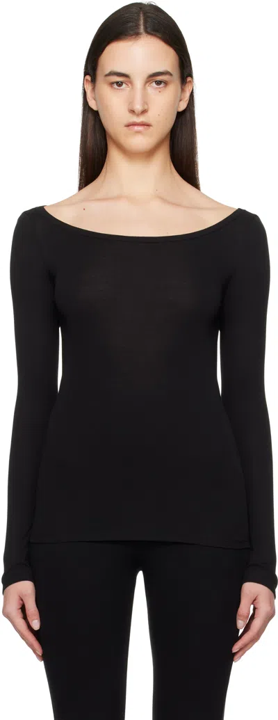 Flore Flore Black Tende Long Sleeve T-shirt