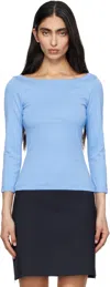 Flore Flore Blue Steffi T-shirt In Blue