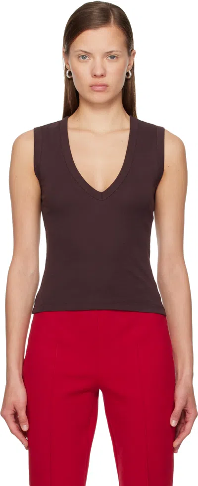 Flore Flore Brown Dewi Tank Top