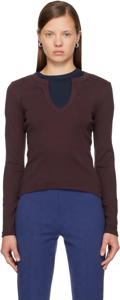 Flore Flore Brown Iman Longsleeve T-shirt