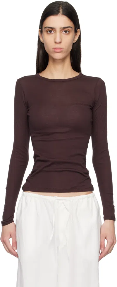 Flore Flore Brown Olivia Longsleeve T-shirt