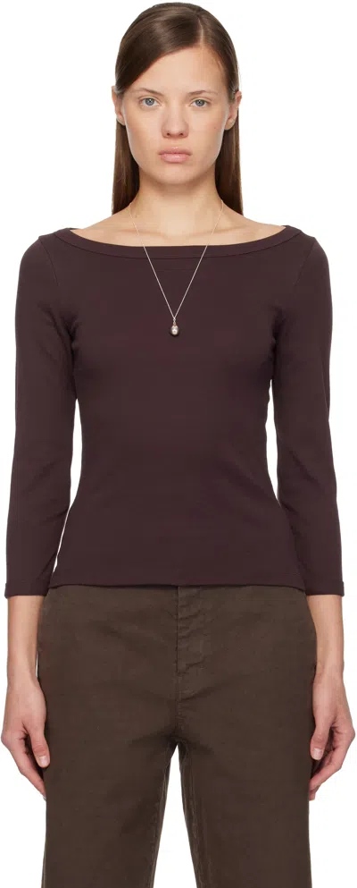 FLORE FLORE BROWN STEFFI T-SHIRT
