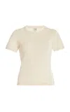 Flore Flore Car Organic Cotton Tee In Ivory