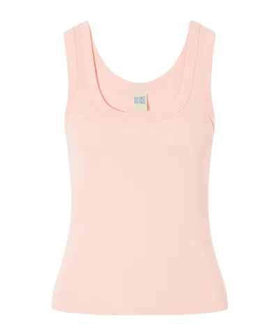 Flore Flore Hillie Organic Cotton-jersey Tank In Pink