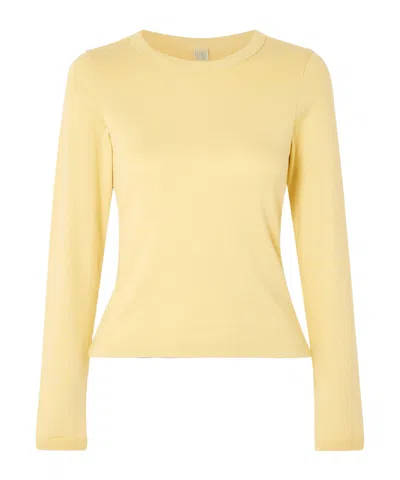 Flore Flore Cotton-jersey T-shirt In Yellow