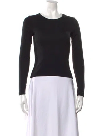 Pre-owned Flore Flore Crew Neck Long Sleeve Top In Neutral