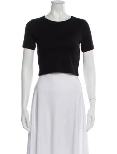 Pre-owned Flore Flore Crew Neck Short Sleeve T-shirt In Black