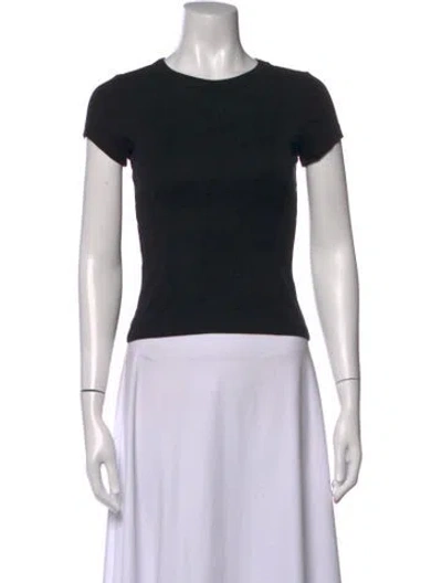Pre-owned Flore Flore Crew Neck Short Sleeve T-shirt In Black