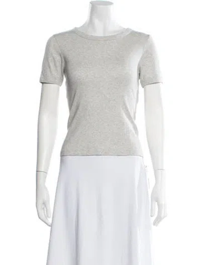 Pre-owned Flore Flore Crew Neck Short Sleeve T-shirt In Gray