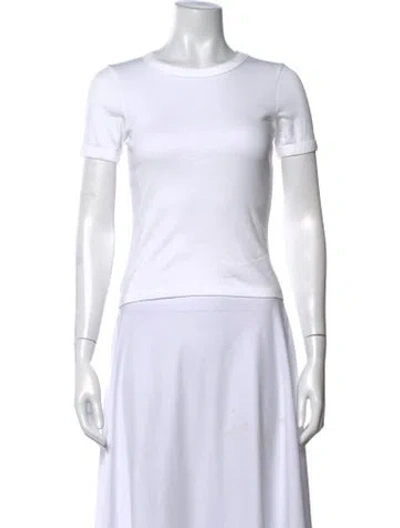 Pre-owned Flore Flore Crew Neck Short Sleeve T-shirt In Neutrals