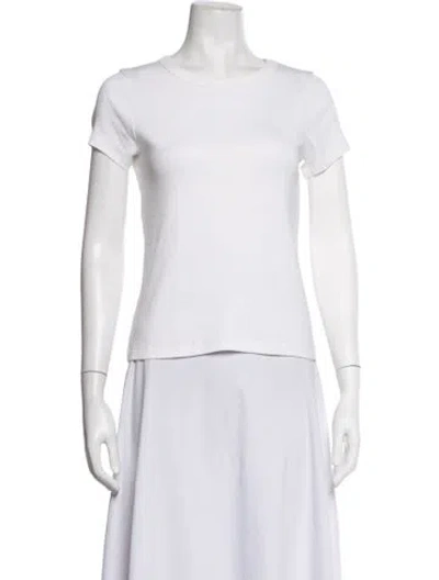 Pre-owned Flore Flore Crew Neck Short Sleeve T-shirt In Neutrals