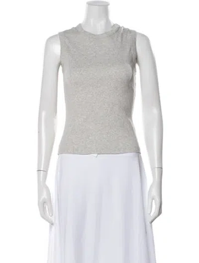 Pre-owned Flore Flore Crew Neck Short Sleeve T-shirt In White