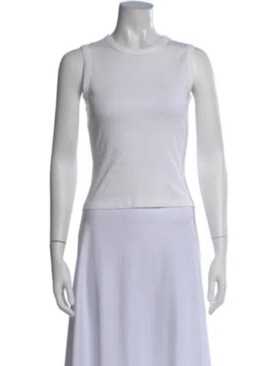 Pre-owned Flore Flore Crew Neck Sleeveless Top In Gray