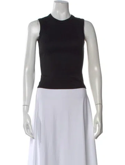 Pre-owned Flore Flore Crew Neck Sleeveless Top In Gray