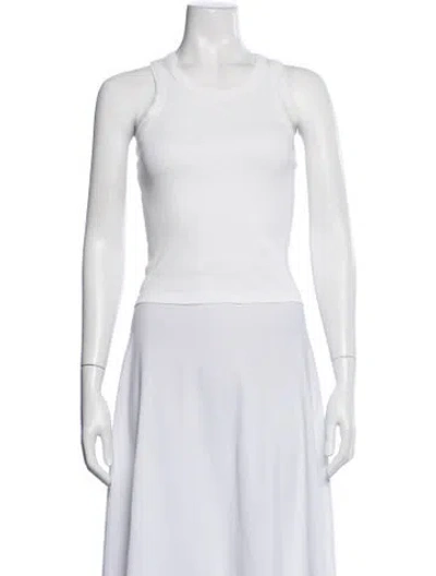 Pre-owned Flore Flore Crew Neck Sleeveless Top In Grey