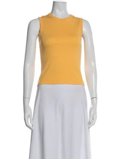 Pre-owned Flore Flore Crew Neck Sleeveless Top In Grey