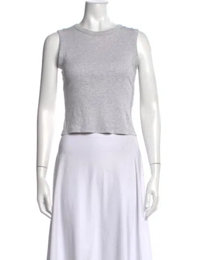 Pre-owned Flore Flore Crew Neck Sleeveless Top In Neutrals
