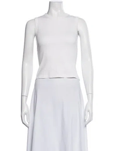 Pre-owned Flore Flore Crew Neck Sleeveless Top In Pink