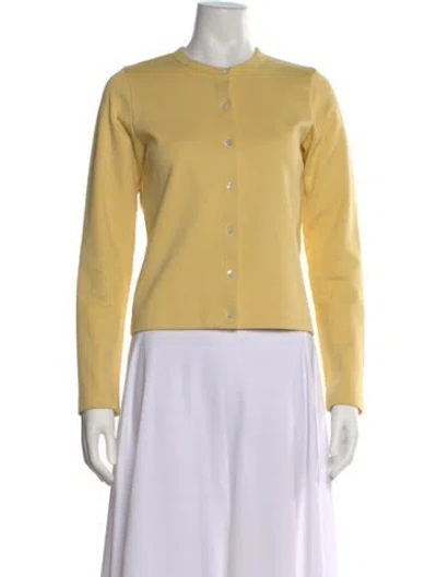 Pre-owned Flore Flore Crew Neck Sweater In Yellow