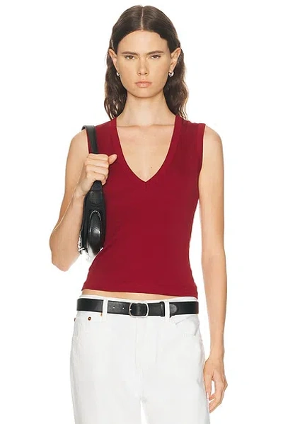 Flore Flore Dewi Tank Top In Burgundy