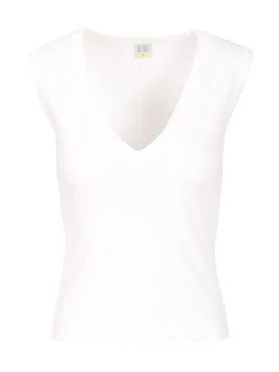 FLORE FLORE DEWI TOPS WHITE