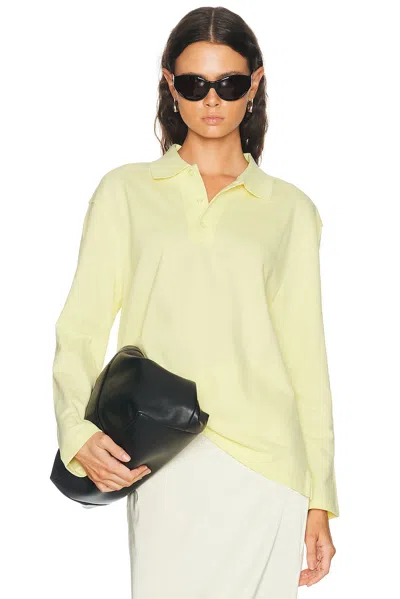 Flore Flore Diana Polo Top In Camomile