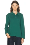 Flore Flore Diana Polo Top In Green