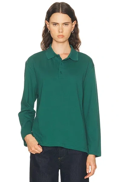 Flore Flore Diana Polo Top In Green