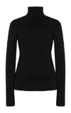 Flore Flore Dinah Organic Cotton Turtleneck T-shirt In Black