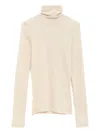 Flore Flore Dinah Turtleneck Long-sleeves Sweater In Neutral