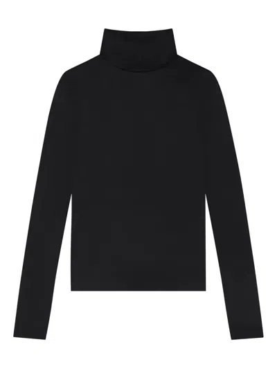 Flore Flore Dinah Turtleneck Top In Black
