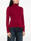 Flore Flore Dinah Turtleneck Top In Red