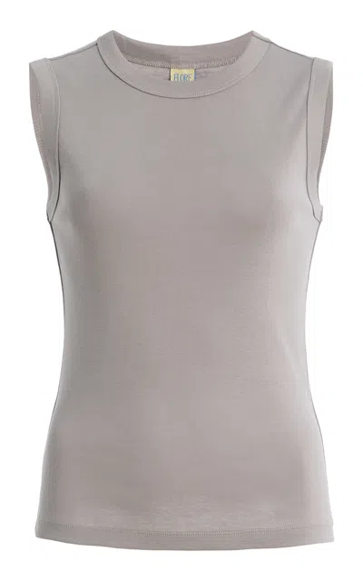 Flore Flore Esme Cotton Tank Top In Gray