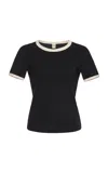 Flore Flore Exclusive Riviera Car Cotton T-shirt In Black
