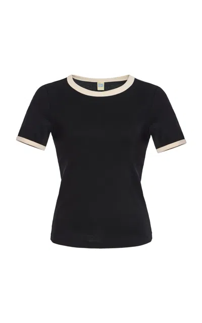Flore Flore Exclusive Riviera Car Cotton T-shirt In Black