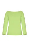Flore Flore Exclusive Riviera Steffi Cotton T-shirt In Green