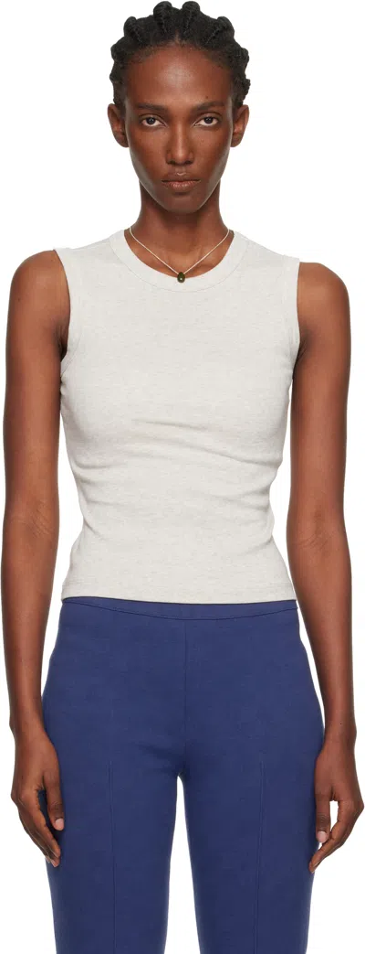 Flore Flore Gray Esmé Tank Top In Animal Print