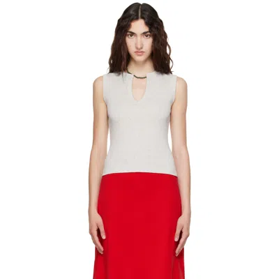 Flore Flore Gray Iman Tank Top In Multi