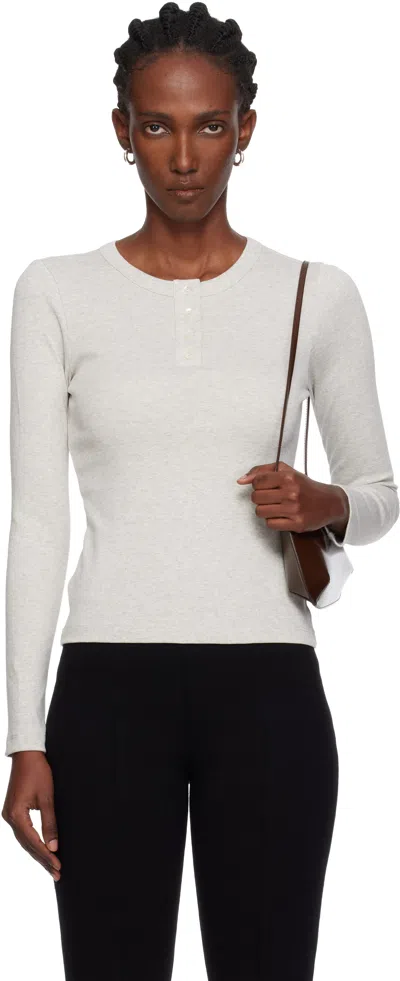 Flore Flore Gray Jess Longsleeve Henley