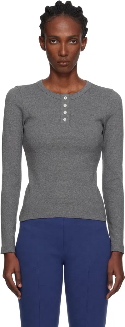 Flore Flore Gray Jess Longsleeve Henley