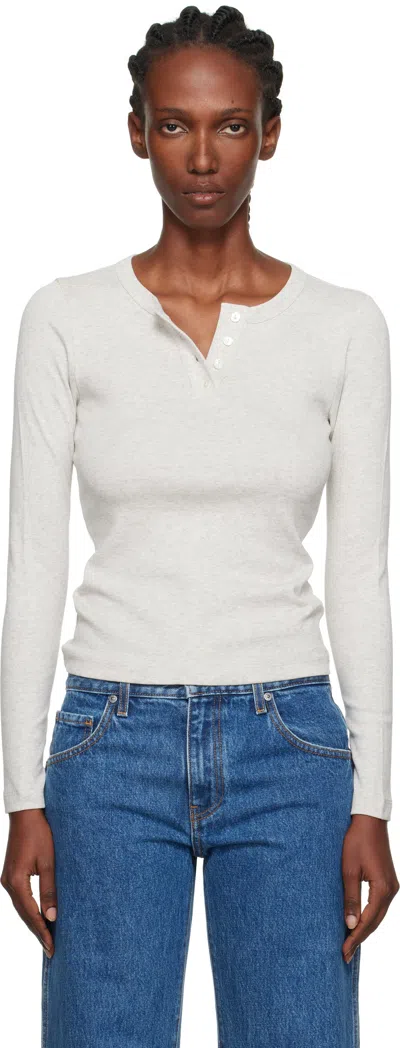 Flore Flore Gray Jess Longsleeve T-shirt