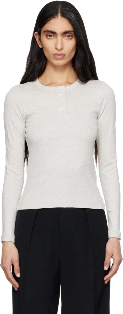 Flore Flore Gray Jess Longsleeve T-shirt