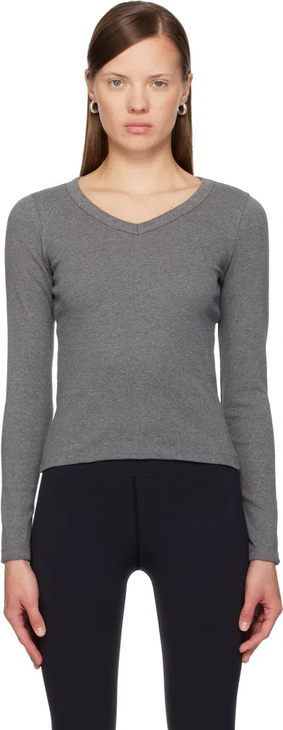 Flore Flore Gray Jill Longsleeve T-shirt