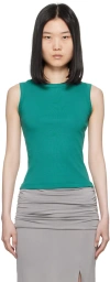 FLORE FLORE GREEN ESMÉ TANK TOP