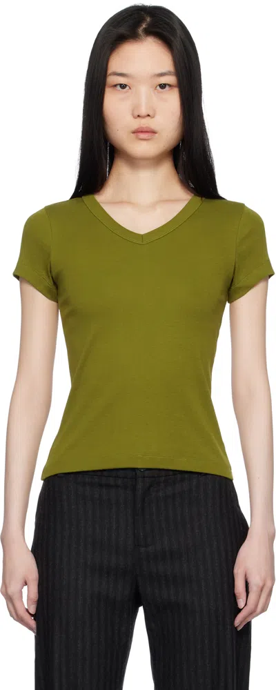 Flore Flore Green Jill Baby T-shirt In Pickle