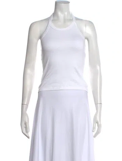Pre-owned Flore Flore Halterneck Sleeveless Top In Pink