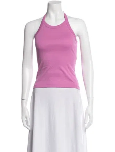 Pre-owned Flore Flore Halterneck Sleeveless Top W/ Tags In Pink