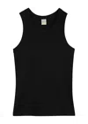 Flore Flore Hannah Cotton Tank In Black