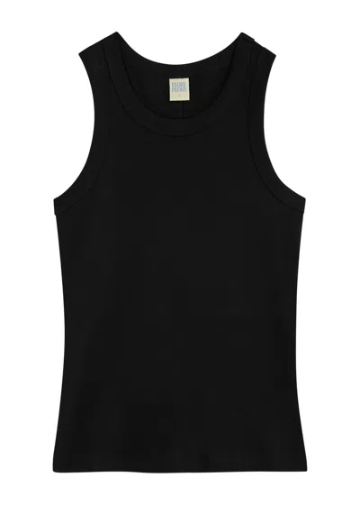 Flore Flore Hannah Cotton Tank In Black